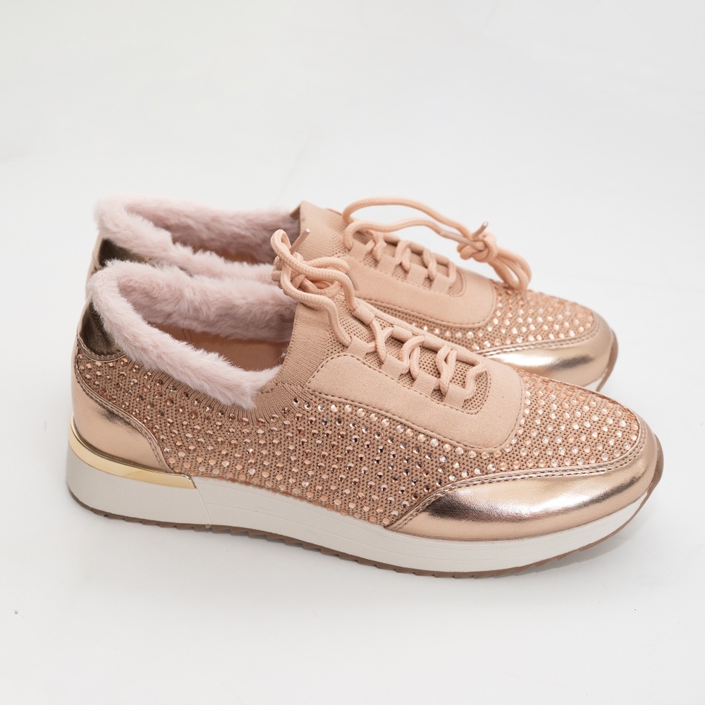 Kenneth Cole Reaction. Cari Cozy Rhinestone Sneaker.